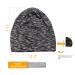 Satin Bonnet for Healthy Hair - Adjustable Fit, Black Mixed, One Size - Protect while You Sleep - Buy Online on GoSupps.com