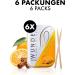 Wunder Toothpick Display (6-Pack) | Flavorful Plastic-Free Chewing Gum | Sugar-Free Cinnamon & Orange for Fresh Breath & Smoking Cessation - Buy Online on GoSupps.com