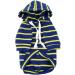 Zweitea Striped Hoodie for Small to Medium Dogs - Soft Yellow Sweatshirt & T-Shirt for Puppies - Buy Online on GoSupps.com