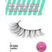 Wispy Natural Look False Eyelashes - 10 Pairs D-M01 (12mm) - Buy Online on GoSupps.com