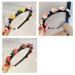 3 Pcs Girl Sweet Princess Hairstyle Hairpin  Headband with Clips  Cute Fashion Headbands Double Layer Cartoon Twist Plait Hair Clip Tools (3pcs)