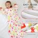 MIKAFEN Organic Cotton Baby Sleeping Bag 3.5Tog | Long Sleeves, 24-28in/3-6 Months - Buy Online on GoSupps.com