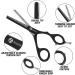 Professional Hair Dressing Hair Cutting Clipers Grooming clipers Barber Hairdressers Set - Scissors Hair Thinning Shear Scissor Straight Razor Hair Comb Black - Buy Online on GoSupps.com