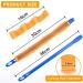 URAQT Hair Rollers No Heat 24pcs Hair Curlers Styling Kit with Styling Hooks Wave Hair Curlers for Long & Short Hair Diy Hairstyle Styling Tools 30cm 30 cm (Pack of 24) - Buy Online on GoSupps.com