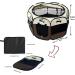 Pet Portable Foldable Playpen  Exercise 8-Panel Kennel Mesh Shade Cover Indoor/Outdoor - Buy Online on GoSupps.com