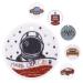 Knixmax Outdoor Car Fresheners Deodrant Eliminate Odours and Release Fresh Flavours Six Pcs Pack/White Musk Racing