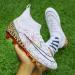 Niber Men's Boys Turf Cleats Soccer Athletic Football Shoes - White | Size 6 Big Kid - Buy Online on GoSupps.com
