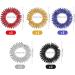 Healifty Acupressure Massage Rings - Stainless Steel Finger & Toe Massage for Relaxation (5 Pack: Gold Silver Black Blue Red) | International Shipping - Buy Online on GoSupps.com