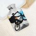 Cyclist Bicycle Hot Water Bottle with Plush Cover - Hand Warmer for Adults & Kids (26.5x15.3cm) - Ideal for Comfort & Warmth - Buy Online on GoSupps.com