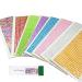 DoTebpa 4032 Pieces 6mm Colorful Bling Rhinestone Sticker Sheet Gem Diamond self Adhesive for Scrapbooking Embellishments and DIY Crafts Wedding D cor Multicolor