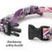 Necoichi Chirimen Hanabi Fireworks Cat Collar - Handcrafted in Japan - Purple - One Size Fits All - Buy Online on GoSupps.com