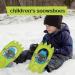 G2 16 Inch Kids Snowshoes Storage Bag with Fast Ratchet Binding - Green/Blue | Ideal for Child Youth Boys and Girls | Includes Trekking Poles - Buy Online on GoSupps.com