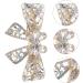 Hair Jewelry Hair Accessories Hair Barrettes for Women Fine Hair Women Hairpins Hair Clip for Thin Hair Metal Hair Clip Hair Clasp Rhinestone Hairpin White Women's Alloy Clips Girl - Buy Online on GoSupps.com