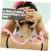 Subsofan Neck Massage Roller - 6 Wheel Kneading Device for Deep Tissue Relief | Acupuncture Tool Pink - Perfect for Neck & Shoulder Pain Relief - Buy Online on GoSupps.com