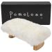 Meditation Bench Luxury Genuine Sheepskin Seat Cover Meditate Deeper & Longer in Pure Comfort - Mindful Prayer Kneeler - Unique Ergonomic Design Supports Back and Knees to Bring Health & Wellbeing
