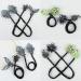 LONGLUAN Rhinestone Flower Hair Clip Elegant Lazy Hair Curler Elegant Meatball Head Hair Anti-Slip Hairpins Reusable Spiral Hair Braid Braiding Clips DIY Hair Styling Accessories (Green) - Buy Online on GoSupps.com