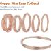 BENECREAT 12 Rolls of 196ft Dead Soft Copper Wire | Various Gauges for Jewelry Making - Buy Online on GoSupps.com