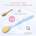 12-Piece Long Handle Bath Body Brush Set for Women - Pink and Blue - Buy Online on GoSupps.com