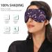 Haskirky Light Blocking Eye Mask for Adults - Adjustable & Breathable for Travel, Yoga, Meditation - Deep Sleep Goodies Stars Design - Buy Online on GoSupps.com