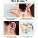 Earrings for Hearing Protection - 14 Pairs Silicone Earplugs SNR 31dB - Waterproof & Reusable for Sleeping & Travel - Colorful Portable Case - Buy Online on GoSupps.com
