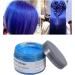 Lurrose Hair Color Wax Easy Cleaning Matte Hairstyle Coloring Material Disposable Hair Ashes for Halloween Party Graduation (Blue) - Buy Online on GoSupps.com
