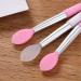 20 Pcs Mini Lip Brush Silicone Pink White Lip Balm Brush Lip Applicator Brushes Lip Gloss Wands for Lip Makeup Use - Buy Online on GoSupps.com