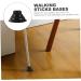 Healeved 6-Pack Plastic Crutch Feet Tips for Medical Walking Sticks - Durable Floor Protection & Stability for Easy Walking - Buy Online on GoSupps.com