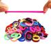 Dream Loom Hair Ties for Kids  100pcs Small Rubber Hair Bands Elastic Ponytail Holders  Tiny Soft Hair Ties for Baby Toddlers Girls Hair Accessories Multicolor