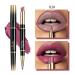 Double Ended Lipstick & Lip Liner Set - Matte Waterproof Moisturizing 2-in-1 for Women - Buy Online on GoSupps.com