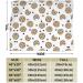 Yyhhaofa Cookies Food Chocolate Chip Biscuits 40"x30" Ultra Soft Micro Fleece Blanket - Anti-Wrinkle Hypoallergenic and Long Lasting Black 40"x30" - Buy Online on GoSupps.com