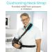 Vive Shoulder Abduction Sling - Immobilizer Brace for Rotator Cuff Injury - Pain Relief Arm Pillow - Pocket Strap & Stress Ball Included - Buy Online on GoSupps.com