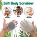 FeTuq Set of 3 Silicone Bath Brushes - Body Scrubber for Shower - Facial Cleansing Brush - Back Scrubber with Long Handle - Silicone Scrubber Set for Dull Skin - Buy Online on GoSupps.com