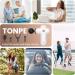 Tonpe Mini Massage Gun - Deep Tissue Percussion Muscle Massager for Neck, Back, and Shoulders - Quiet Handheld Design (A-white) - Buy Online on GoSupps.com