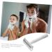Didiseaon Long Handled Safety Razor - Old Fashioned Stainless Steel Beard Shaving Tool for Smooth Manual Hair Removal - Buy Online on GoSupps.com