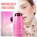 Milk Jelly Tint Milk Cooling Water Jelly Tint Makeup Lip Tint Jelly Blush Stick Sheer Lip & Cheek Stain Solid Moisturizer Stick Buildable Watercolor Finish (Rose Pink) - Buy Online on GoSupps.com