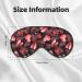 Buy Adjustable Ladybugs & Red Hearts Sleep Mask - Soft Double-Sided Eye Covers for Ultimate Comfort & Eye Edema Relief | International Shipping Available - Buy Online on GoSupps.com