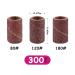 Belle 300 Pcs Sanding Bands Nail Drill Set 80 120 180 Grit Files - Professional Manicure Nail Drill Bits Brown - Buy Online on GoSupps.com