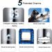Buy Waterproof Electric Shavers for Men - Cordless Rotary Razors - USB Rechargeable with LED Display - Silver & Brown Options - Buy Online on GoSupps.com