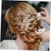 Beaupretty Bridal Hair Accessories Tiara Women Hair Comb Wedding Hair Comb Bridal Hair Comb Women's Accessories White Manual Wedding Hair Accessories - Buy Online on GoSupps.com