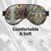 Feather Flower Eye Mask - Soft Adjustable Nighttime Comfort for Men & Women | International Shipping - Buy Online on GoSupps.com