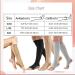 MDRCG Compression Socks with Zipper - Varicose Vein Support Stockings for Women & Men - Open Toe Edema XL B - Buy Online on GoSupps.com