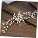 Beavorty Leaf Hair Comb Bride Hair Clip Pearl Hair Comb Pearl Hair Accessories Wedding Hair Comb Bridal Headdress Pearl Wedding Clip Bride Headpieces for Wedding Tiara Leaf Hairpin Miss - Buy Online on GoSupps.com