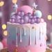 Astaron 20 Mini Glitter Violet Cake Topper Balls for Weddings Birthdays & Baby Parties - International Shipping Available - Buy Online on GoSupps.com