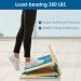 Goplus Slant Board - 4-Level Adjustable Wooden Incline Stretch Board | 350lbs Capacity | Anti-Skid Surface | Blue - Buy Online on GoSupps.com