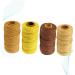 Coheali 12 Rollen Macrame Baumwollgarn | Naturk chengarn f r DIY & Backen | Hochwertige 3er Set | 10x5x5cm - Buy Online on GoSupps.com