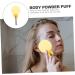 SOESFOUFU Makeup Blenders puff body brush lollipop shape makeup puff fragrance dusting makeup cleaner kids tools after-bath powders puff super soft long hair child big puff take a bath - Buy Online on GoSupps.com