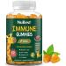 NuBest Immune Gummies | Kids Immune Booster with Iron Zinc Vitamins C D2 A and B-Complex | for Ages 4+ | Raspberry Flavor | 60 Gummies