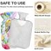 Hot Water Bottle with Watercolor Flowers & Birds - 1L BPA-Free Pain Relief & Compress - Buy Online on GoSupps.com