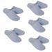 5 pairs of guest hand shoes set disposable universal size slippers high quality anti -slip hotels lip coral fleece hotel bath lip for party guest slipper (C: 5 pairs blue) 40/41 EU C 5 pairs blue
