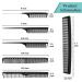 Carbon Fiber Hair Combs Set - Anti Static, Heat Resistant, 6 Pack Fine and Wide Tooth Combs for Styling and Grooming - Buy Online on GoSupps.com